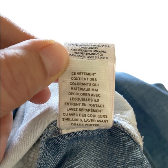 Free People Braided belt denim button fly shorts - Picture 9 of 9